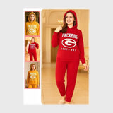 بيجامه كابيشوة مطبوع حريمى هايدي مستورد الوان متعدده شتوي من ايه ال واي - 17530-1