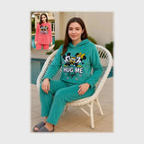 بيجامه كابيشوة مطبوع حريمى هايدي مستورد الوان متعدده شتوي من ايه ال واي - 17532-1