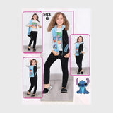 طقم كاجوال 4 قطع بناتى قطيفه الوان متعدده شتوي من ايه ال واي - 14512