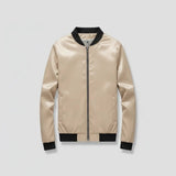 جاكيت بيلسيه ووتر بروف مبطن فرو رجالي سوفت بيج شتوي من كيه اتش ال - SAD-BJ