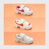 حذاء سنيكرز اطفالى فوندي جلد إسكاي مستورد ونعل PVC حقن الوان متعدده جميع المواسم من باندا - GH54