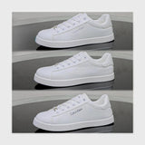 حذاء سنيكرز رجالى فوندي جلد إسكاي مستورد ونعل PVC حقن ابيض جميع المواسم من نيولوك - z75226