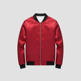 جاكيت بيلسيه ووتر بروف مبطن فرو رجالي سوفت احمر شتوي من كيه اتش ال - SAD-RD