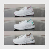 حذاء سنيكرز حريمى فوندي تريكو خيط مستورد ونعل PVC حقن الوان متعددة جميع المواسم من كيو كيو - H57