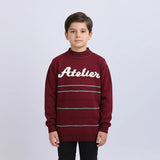 بلوفر مطبوع اولادي عجينه الوان متعددة من دابليو اس اتش - WSH-49