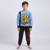 ترنج مطبوع قطعتين اولادي ميلتون الوان متعددة من دابليو اس اتش - WSH-76