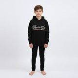 سويتشيرت مطبوع اطفالي ميلتون اسود من ان جي - ND-1