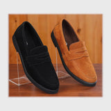 حذاء بانص رجالى فوندي PU اسكاي مستورد اسود جميع المواسم من إسكافي - 22-BK