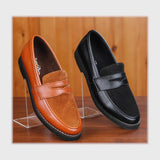 حذاء بانص رجالى فوندي PU اسكاي مستورد هافان جميع المواسم من إسكافي - 25-HV