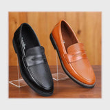 حذاء بانص رجالى فوندي PU اسكاي مستورد هافان جميع المواسم من إسكافي - 26-HV