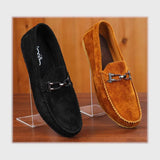 حذاء بانص رجالى فوندي PU اسكاي مستورد اسود جميع المواسم من إسكافي - 33-BK