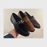 حذاء بانص رجالى فوندي PU اسكاي مستورد هافان جميع المواسم من إسكافي - 40-HV