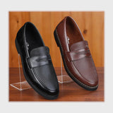 حذاء بانص رجالى فوندي PU اسكاي مستورد بني جميع المواسم من إسكافي - 41-BR