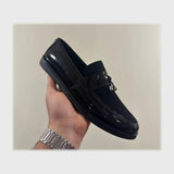 حذاء بانص رجالى فوندي PU اسكاي مستورد اسود جميع المواسم من إسكافي - 45