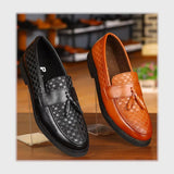 حذاء بانص رجالى فوندي PU اسكاي مستورد اسود جميع المواسم من إسكافي - 60-BK