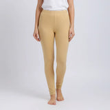 بنطلون ساده حريمي ليكرا كافيه جميع المواسم من اتش اوه - HO-1-CF