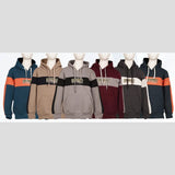 سويتشيرت هودي اولادي ميلتون قطن الوان متعددة شتوي من أسامة تكس - 7221