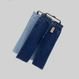 بنطلون جينز تلبيس مظبوط حريمى ربعاية درجة اولي ازرق غامق جميع المواسم من حواء جينز - 406-1