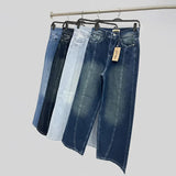 بنطلون جينز تلبيس مظبوط حريمى ربعاية درجة اولي تلجي جميع المواسم من حواء جينز - 440-2