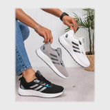 حذاء سنيكرز رجالى فوندي تريكو خيط مستورد ونعل PVC حقن الوان متعددة جميع المواسم من فيكتور - VRM65