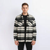 قميص كاروهات رجالي جوخ الوان متعددة شتوي من دابليو اس اتش - WSH-112