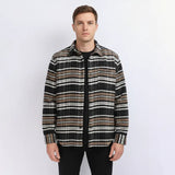 قميص كاروهات رجالي جوخ الوان متعددة شتوي من دابليو اس اتش - WSH-117