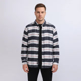 قميص كاروهات رجالي جوخ الوان متعددة شتوي من دابليو اس اتش - WSH-125