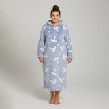 عبايه نص سوسته بيتي حريمي بولار الوان متعددة شتوي من ايه ال واي - HT-1