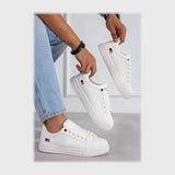 حذاء سنيكرز رجالى فوندي جلد إسكاي مستورد ونعل PVC حقن الوان متعددة جميع المواسم من إس آند كيه يويو ميكس - Z-1145