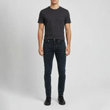 بنطلون جينز مخربش رجالي نيو لاند كحلي جميع المواسم من اس كيه اتش - 106651-NV