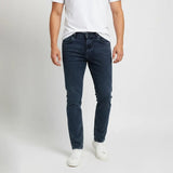 بنطلون جينز ساده رجالي نيو سكاي ليكرا كحلي جميع المواسم من اس كيه اتش - 107421-NV