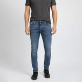 بنطلون جينز ساده رجالي نيو سكاي ليكرا جينز غامق جميع المواسم من اس كيه اتش - 107421-DJ