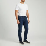 بنطلون جينز مخربش رجالي نيو لاند كحلي جميع المواسم من اس كيه اتش - 113091-NV