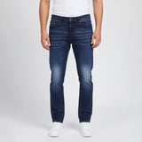 بنطلون جينز وايد ليج رجالي جينز هندي كحلي جميع المواسم من اس كيه اتش - 112943-NV