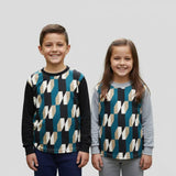 دفايه مطبوع قطعتين اطفالي فايبر مكستر الوان متعددة شتوي من اتش اوه - HO-6