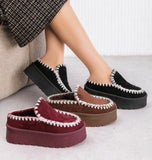 حذاء هاف بوت حريمى فوندي جلد إسكاي مستورد ونعل PVC حقن الوان متعددة شتوي من جوجو - WUGG4