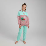 ترنج مطبوع قطعتين بناتي ميلتون مستورد الوان متعددة شتوي من ايه ال واي - T-22