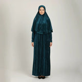 اسدال مضلع حريمي بليسيه قطيفه مضلع الوان متعددة شتوي من ايه ال واي - T-26