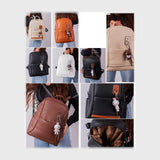 شنطه ظهر حريمى جلد الوان متعددة جميع المواسم من المتحف للشنط - 29271