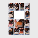 شنطه كروس حريمى جلد الوان متعددة جميع المواسم من المتحف للشنط - 28935