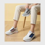 حذاء سنيكرز حريمى فوندي تريكو خيط مستورد ونعل PVC حقن الوان متعددة شتوى من الطائر - ZZ05-1