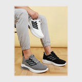 حذاء سنيكرز رجالى فوندي تريكو خيط مستورد ونعل PVC حقن الوان متعددة شتوى من الطائر - ED-01