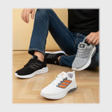 حذاء سنيكرز رجالى فوندي تريكو خيط مستورد ونعل PVC حقن الوان متعددة شتوى من الطائر - ED-5022