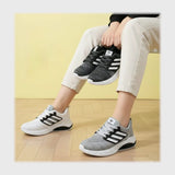 حذاء سنيكرز حريمى فوندي تريكو خيط مستورد ونعل PVC حقن الوان متعددة شتوى من الطائر - 5006