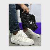 حذاء سنيكرز رجالى فوندي جلد إسكاي مستورد ونعل PVC حقن الوان متعددة جميع المواسم من استيف - ML-1