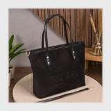 شنطة يد حريمى جلد 2اسود*لون جميع المواسم من فلامنجو - 1020