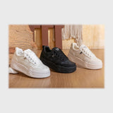 حذاء سنيكرز اطفالى فوندي جلد إسكاي مستورد ونعل PVC حقن الوان متعددة جميع المواسم من إس آند كيه يويو ميكس - A-1064BN