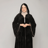 عباية اكمام طويله حريمى قطيفة هايدي مستورد الوان متعددة شتوي من ار اوه كيه - 2