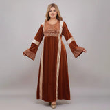 عباية اكمام طويله حريمى قطيفة هايدي مستورد الوان متعددة شتوي من ار اوه كيه - 5