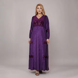 عباية اكمام طويله حريمى قطيفة هايدي مستورد الوان متعددة شتوي من ار اوه كيه - 6